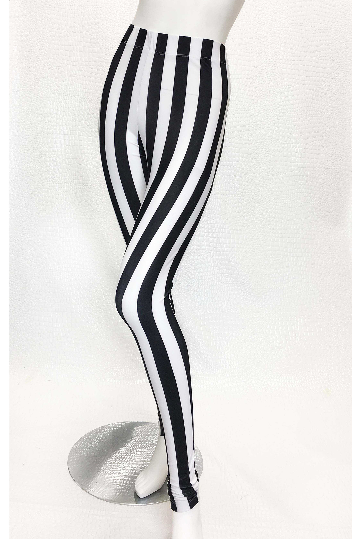 striped high waisted leggings